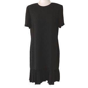 Talbots Vintage Drop Waist Pleated Dress